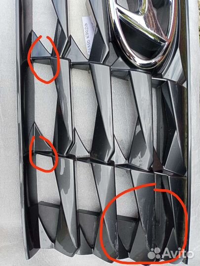 Решётка радиатора Хундай туссон 2021