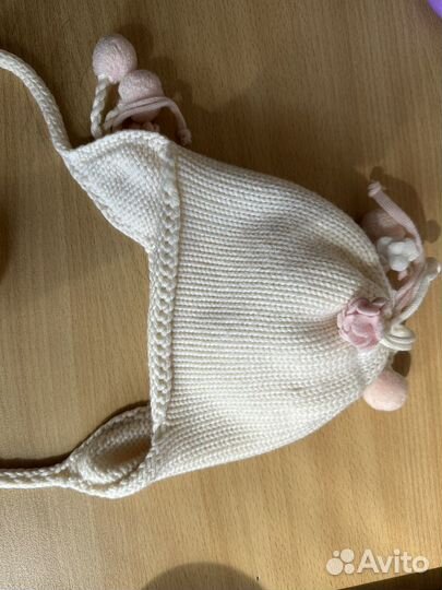 Шапка зимняя для девочки Catya на 6-12 месяцев