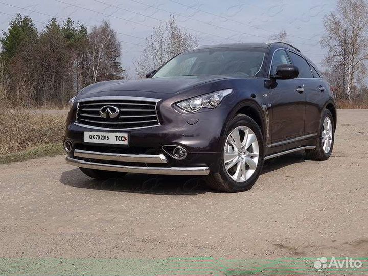 Защита бамперов и порогов infinitiFX35/ FX37/ QX70
