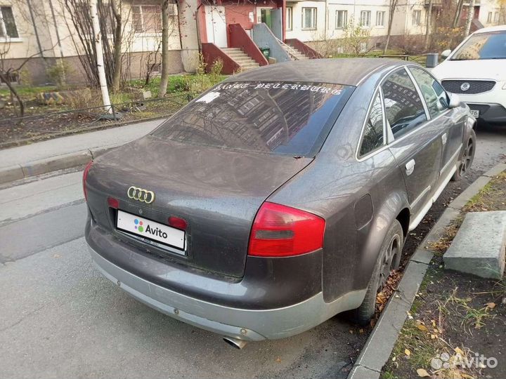 Audi A6 4.2 AT, 2000, битый, 260 000 км