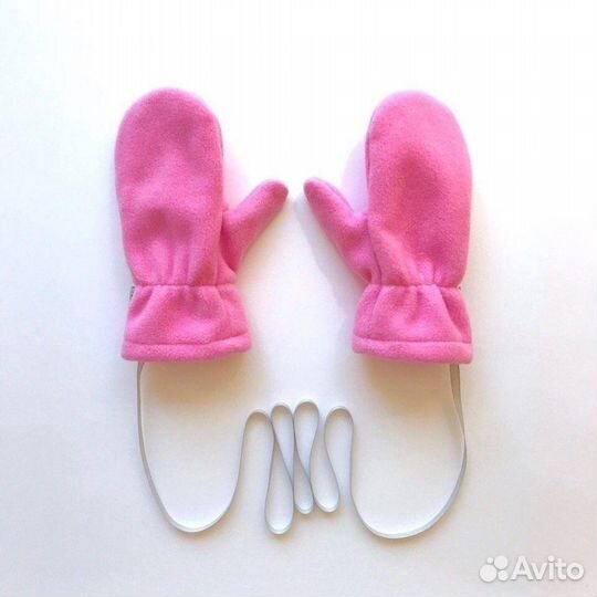 Варежки и перчатки демисезонные флис