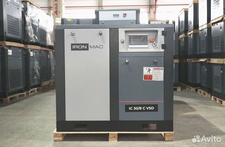 Винтовой компрессор маслозаполненный ironmac IC 20