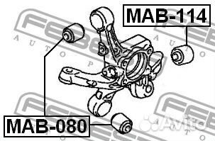 Сайлентблок задней цапфы