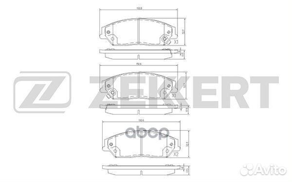 Колодки торм. диск. передн. Toyota Camry (V40)