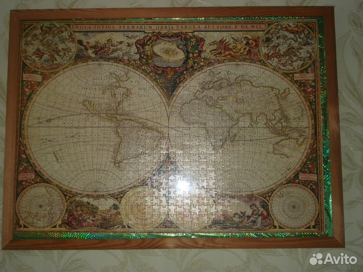 Пазл земной шар