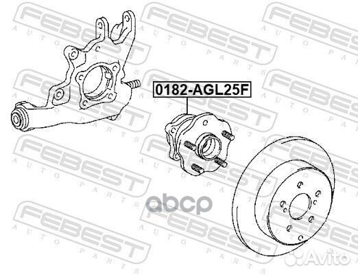 Ступица Передняя Lexus Rx450h/350200T Agl2#,Ggl