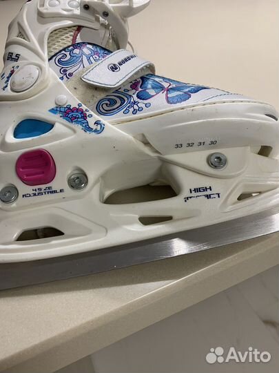 Коньки раздвижные 30,31,32,33