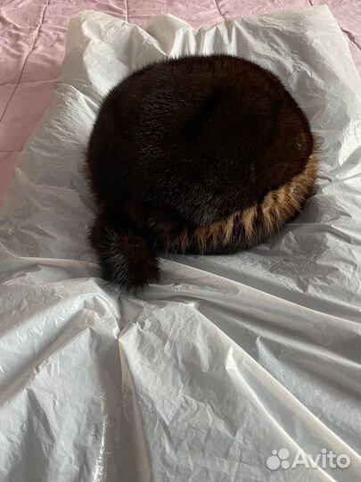 Шапка норковая женская