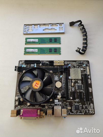 Материнская плата + Проц + Память