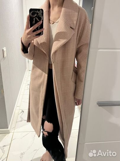 Пальто женское 44 размер шерсть 75%