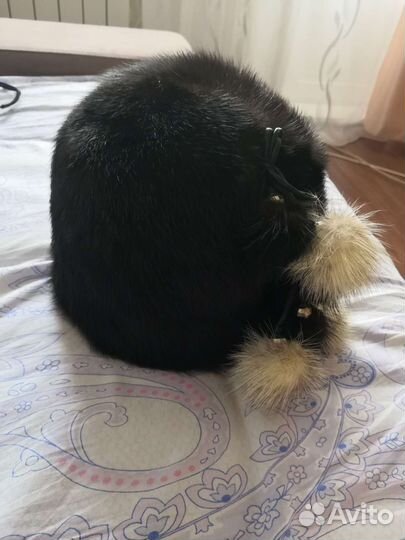 Шапка норковая женская