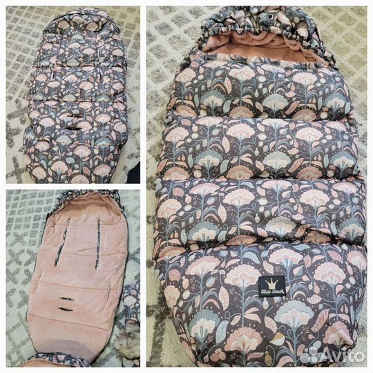 Зимний конверт в коляску elodie details