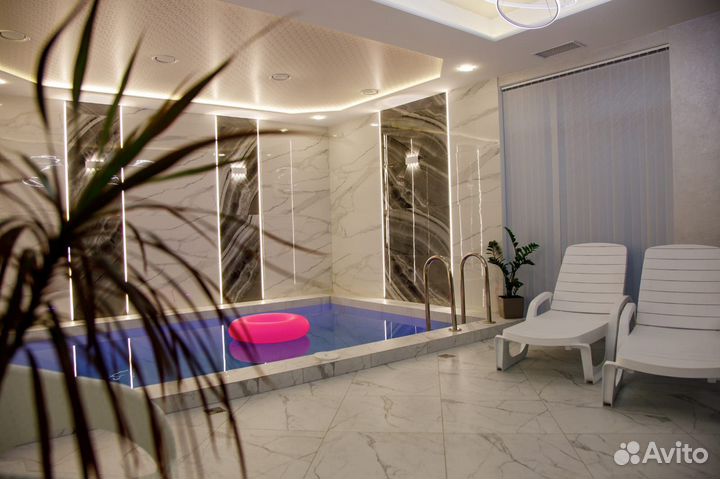 Баня сауна с бассейном хамам