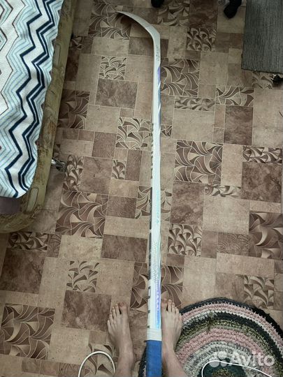 Клюшка хоккейная bauer proto white sr