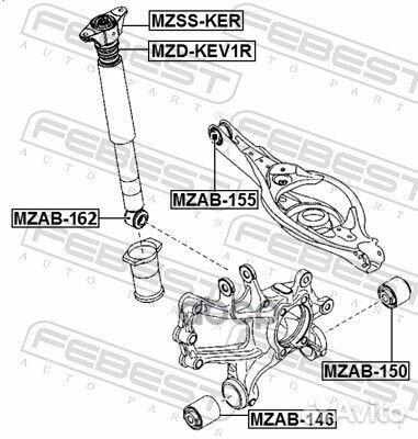 Опора амортизатора Mazda 3 13/6 12/CX-5 11- о