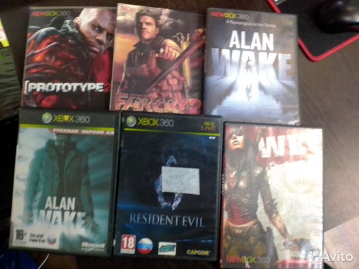 Диски на Xbox 360