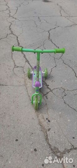 Самокат детский трехколесный бу