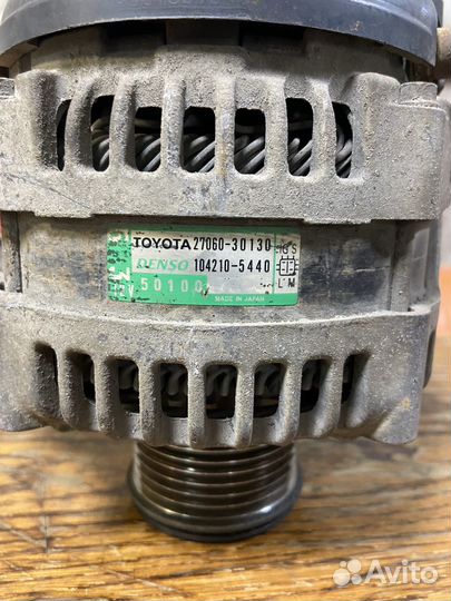 Продам генератор от toyota ланкрузер Prado 150