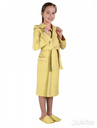 Халат вафельный детский новый