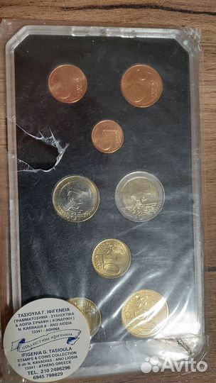 Набор монет Евро Греция