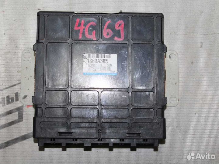 Блок EFI mitsubishi 4G69 grandis NA4W 1860A395 E6T