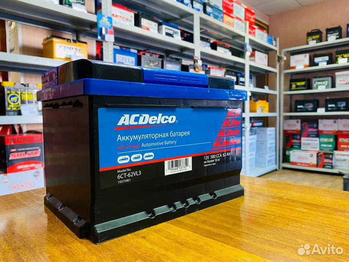 Аккумулятор 62 Ач ACDelco на Chevrolet Lacetti
