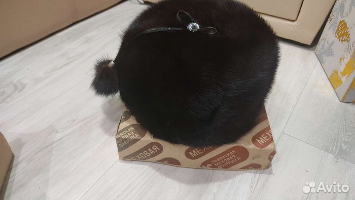 Шапка норковая женская