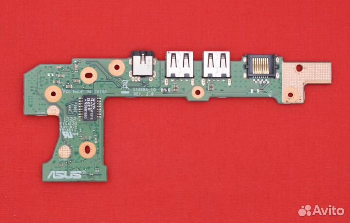 Плата включения+USB+Audio+LAN для нетбука Asus F10