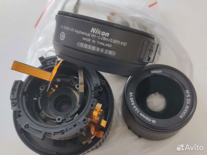 Запасные части для объектива nikon 18-55mm