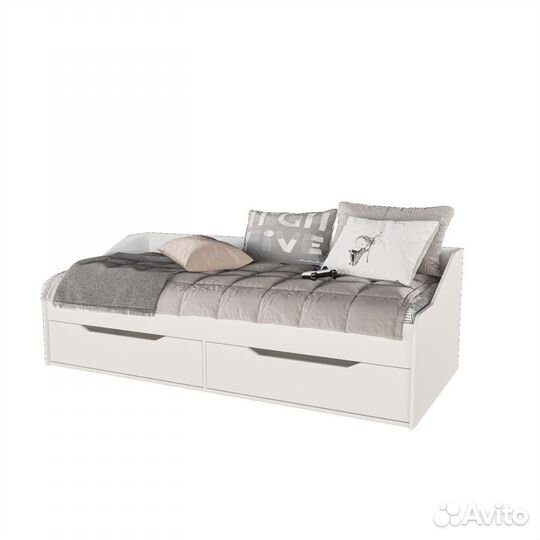 Кровать с ящиками Оливер 90х200см