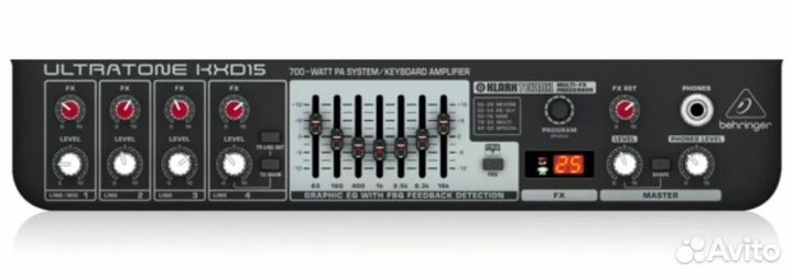 Комбоусилитель behringer KXD15