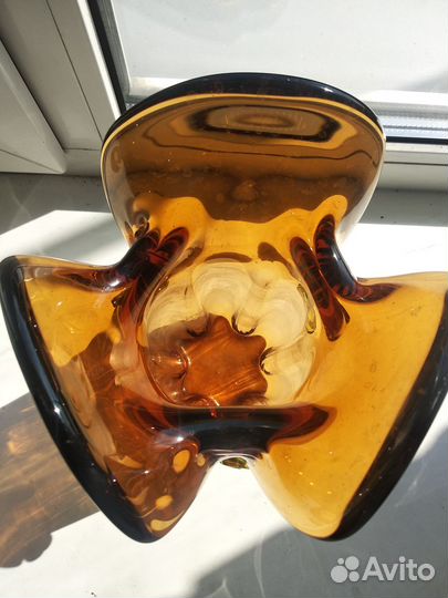 Ваза цветное стекло