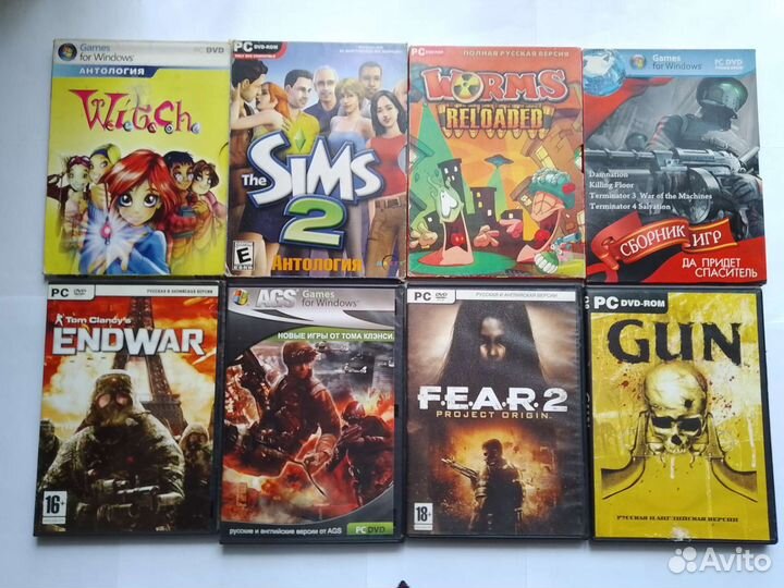Диски DVD игры для рс