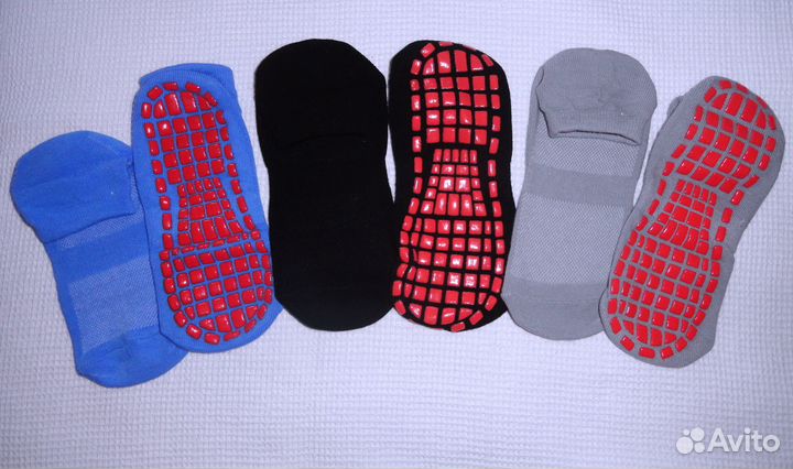 Носки для батута, йоги, гимнастики р.35-39
