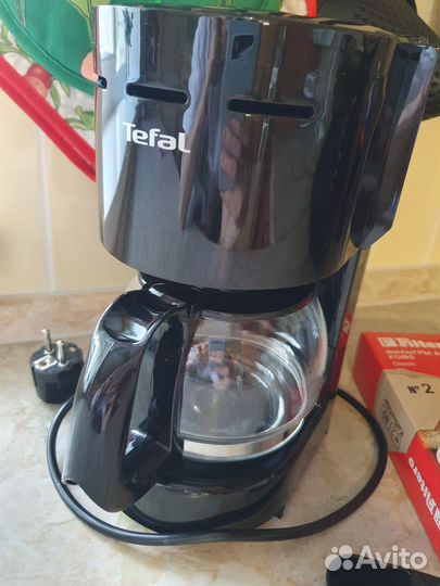 Кофеварка капельная tefal heliora cm321832