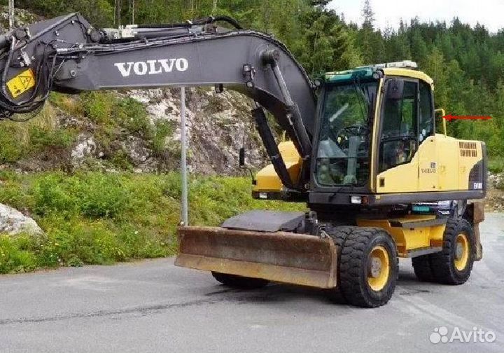 Стекло заднее на экскаватор Volvo EW 180