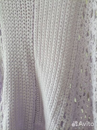 Пончо вязаное