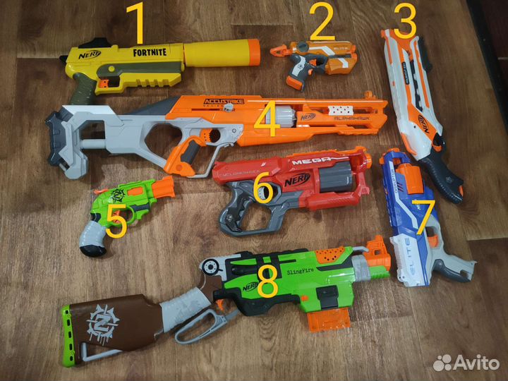 Nerf бластеры