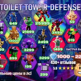 Юниты toilet tower defense