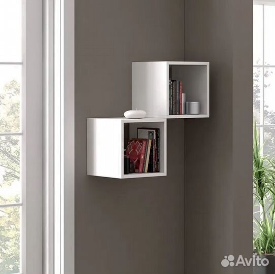 Полка куб настенная 30см 32см 20см