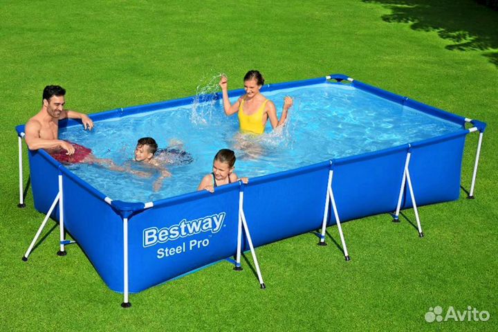 Бассейн 56405 каркасный Bestway 400 х 211 х 81см п