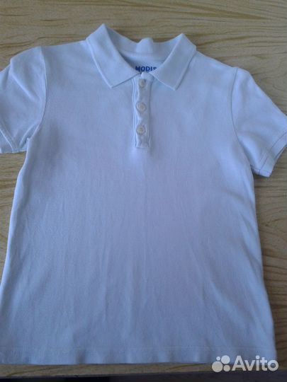 Рубашки и поло для д/с,школы р.116,128,134 б/у 3шт