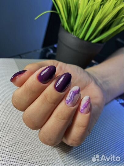 Покрытие гель-лаком,маникюр