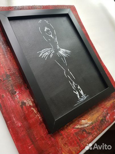 Картина абстракция акрилом 