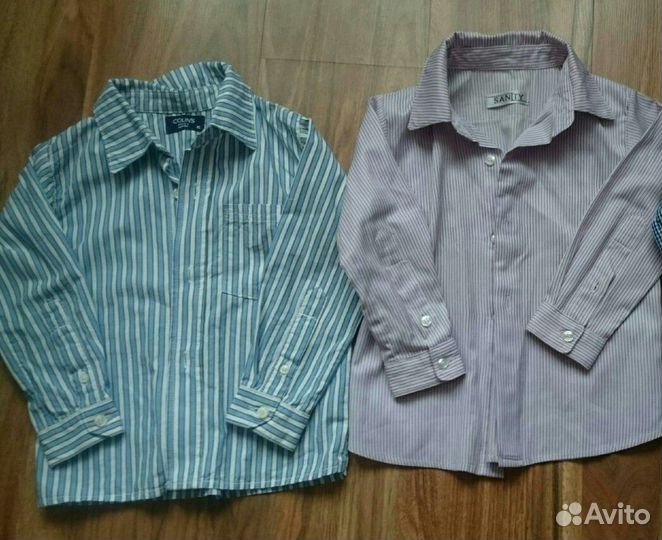 Рубашки, жилетка, брюки 3-4 года