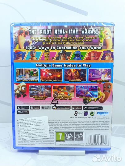 Диск PS5 Worms Rumble Fully Loaded Edition Новый
