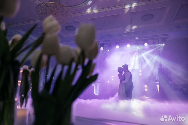 Тяжелый дым холодные фонтаны 60 сек Снег