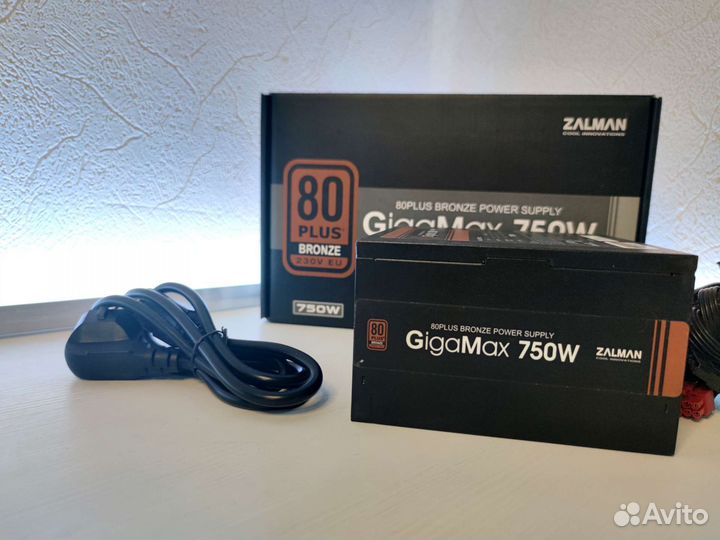 Блок питания Zalman ZM750-gvii 750W 80+ Bronze чек