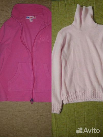 Платья, кофты, плащ 4-5 лет