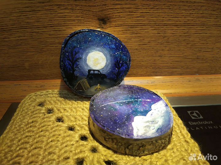 Картина на спиле, подарок путешественнику